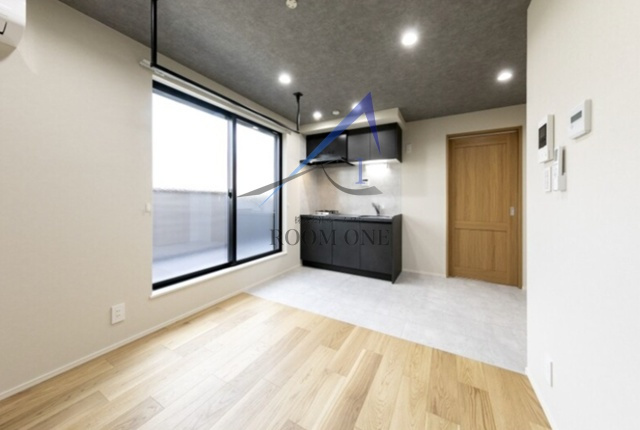 ＷｏｏｄＣｒｅｓｔ大井Ｒｅｓｉｄｅｎｃｅの居間・リビング|洋室のお部屋です。