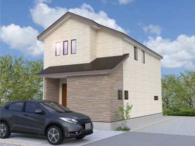 【外観パース】 | ワイウッドコート久喜市吉羽第7期　新築住宅