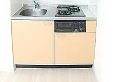 成子坂ハイツのキッチン