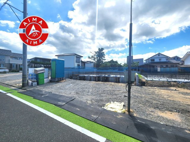 福津市西福間1丁目第6-2棟（1号棟）の外観|デザイン性のある外観です。