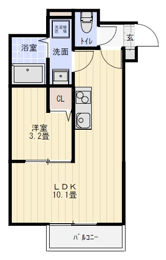 TTプレイス二日市の間取り