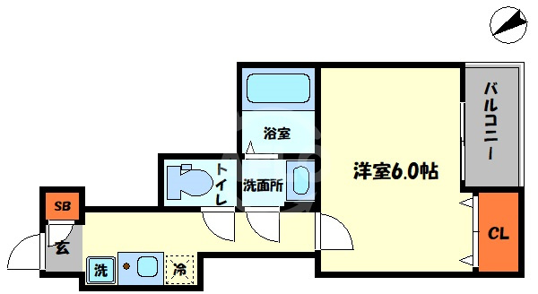Belgique鴻池の間取り|Belgique鴻池（ベルジーク鴻池）　間取り