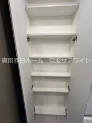 バスタオル等を収納できます