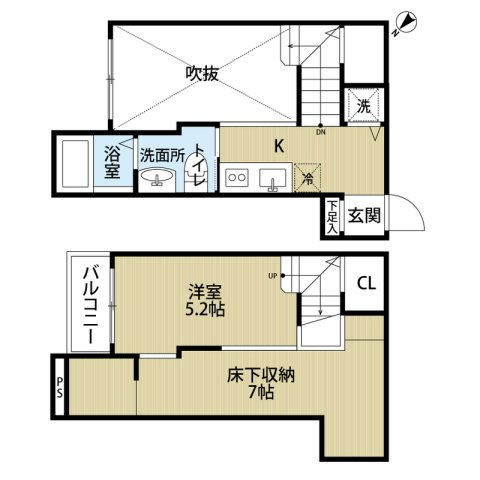 フミエーミ紫2丁目の間取り|別号数タイプ