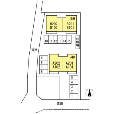 【区画図】 | セジュール　モンレーヴ　A棟
