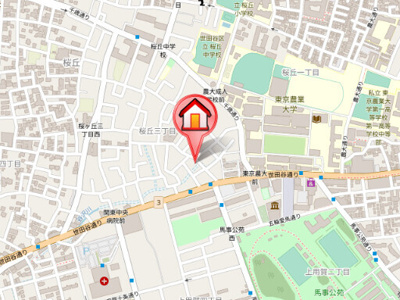 【地図】 | ファミリエ世田谷桜丘