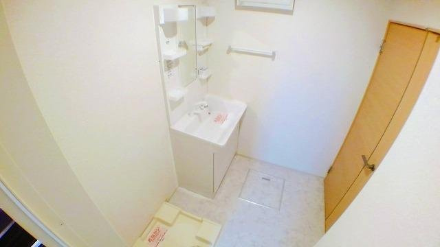 アンソレイユＡの洗面所|広い洗面スペースです★