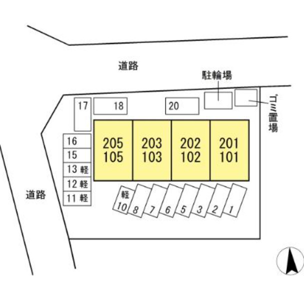 アスール三佐の区画図