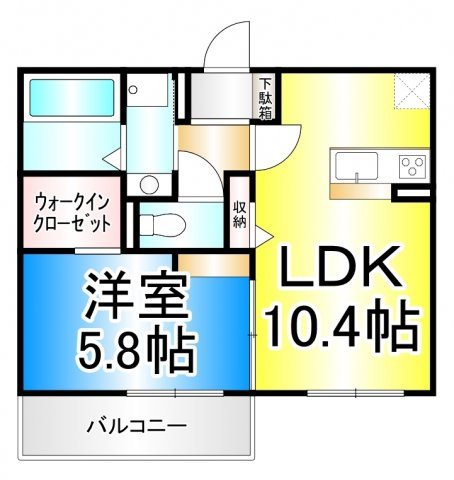 レジェーロ稲葉の間取り