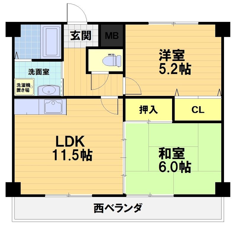 ヴェルドミールの間取り