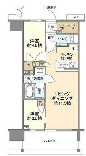 【間取り】 | クレヴィア上野入谷 | 間取り
