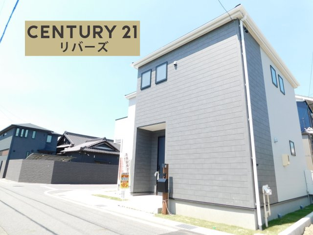 名古屋市港区東茶屋１丁目の新築一戸建の外観|☆限定１棟☆ 　新価格！！いつでもご案内できます♪（お問合せ当日、平日、水曜、夜間でもＯＫ）　長期優良住宅♪　南東角地！　駐車２台！　大型ＷＩＣやＳＩＣなど収納豊富！　小学校徒歩７分♪　公園徒歩２分♪