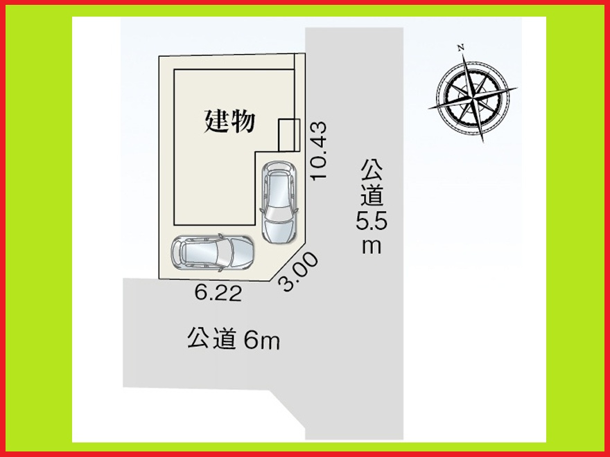 名古屋市港区東茶屋１丁目の新築一戸建の区画図|◇区画図◇