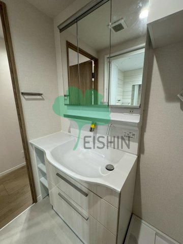 シャルマンコーポ博多の洗面所|シンプルで使いやすい洗面台です！