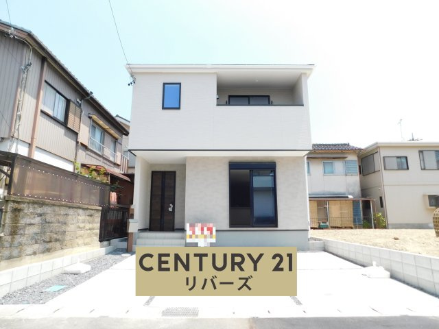 海部郡蟹江町西之森９丁目の新築一戸建の外観|☆限定１棟☆　　新価格！！いつでもご案内できます♪（お問合せ当日、平日、水曜、夜間でもＯＫ）　長期優良住宅♪　駐車並列３台ＯＫ　広々リビング１９．０帖！　パントリーやＷＩＣなど収納豊富♪