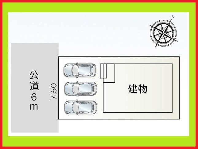 海部郡蟹江町西之森９丁目の新築一戸建の区画図|◇区画図◇