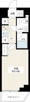 【間取り】 | HY’s crecer 清澄白河（ハイズクレセール清澄白河）