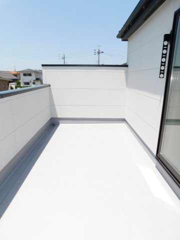 名古屋市港区秋葉１丁目の新築一戸建のバルコニー|◇バルコニー◇　　南面で陽当り良好なワイドバルコニー！
