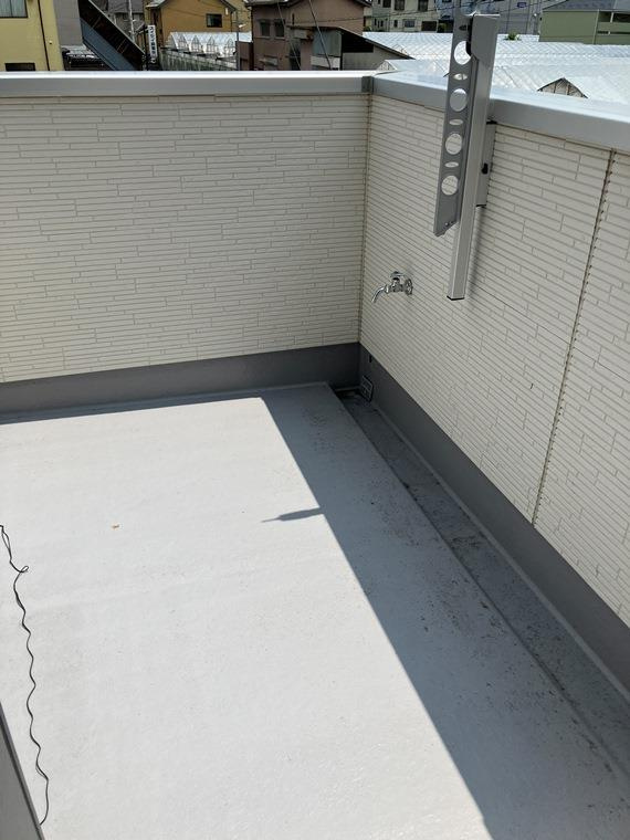 春江町戸建のバルコニー