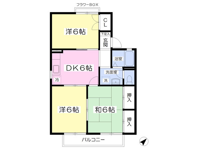 王子台グリーンタウン８Ａ