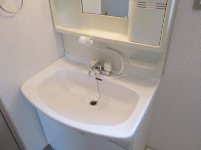 【洗面所】 | コーポラスＹＵＴＡＫＡ | 洗髪洗面化粧台