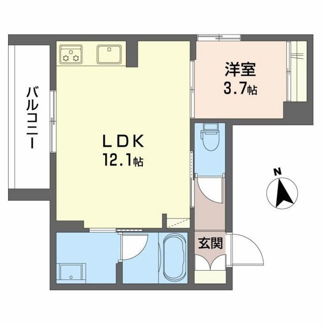 ＫＩコーポレーション玉姓町の間取り