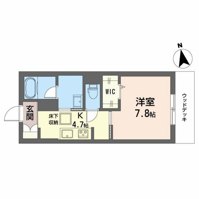 ＫＩコーポレーション玉姓町の間取り
