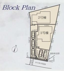 横浜市神奈川区菅田町の新築一戸建の区画図|限定2棟の販売です！
お気軽にお問合せ下さい！