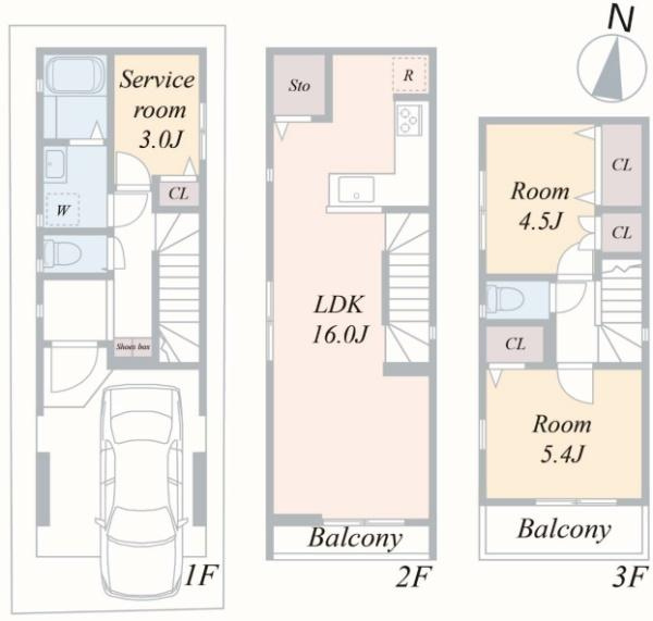 横浜市鶴見区下末吉２丁目の新築一戸建の間取り|使い勝手の良い3LDKの間取♪
お気軽にお問い合わせください。