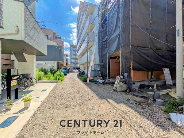 横浜市鶴見区下末吉２丁目の新築一戸建の前面道路含む現地写真|閑静な住宅街につき住環境良好です♪