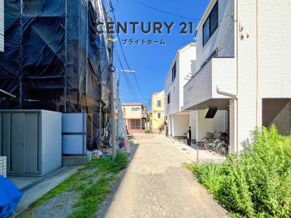 横浜市鶴見区下末吉２丁目の新築一戸建の前面道路含む現地写真|閑静な住宅街につき住環境良好です♪