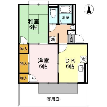 【間取り】 | ファームハイツＭ２