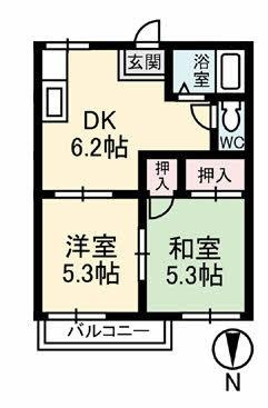 【間取り】 | ハイツファミール