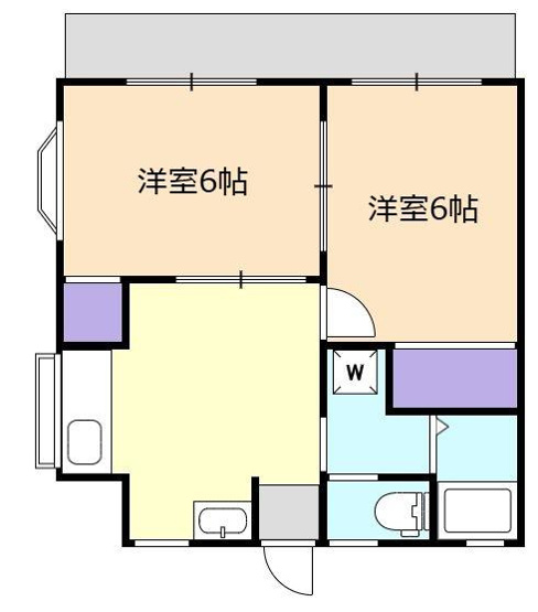 【間取り】 | コーポヤギシタI