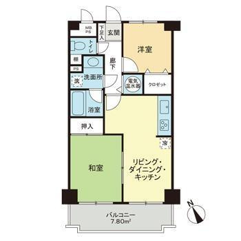 【間取り】 | ライオンズマンション竹の塚第３
