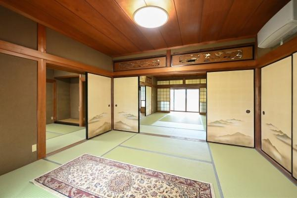 磯城郡三宅町大字伴堂の中古一戸建の和室|■現地撮影写真■趣のある４間続きの和室です！

