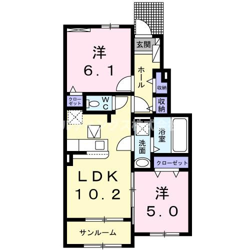 ボナールⅡの間取り