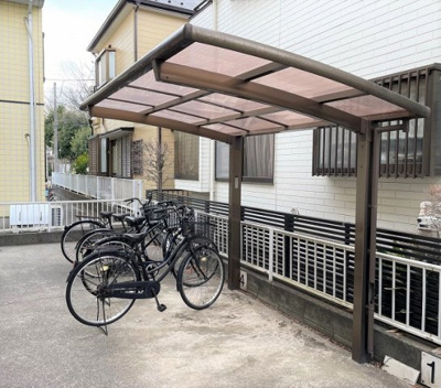 【その他】 | レオパレスアルカンシェル | 屋根付き駐輪場