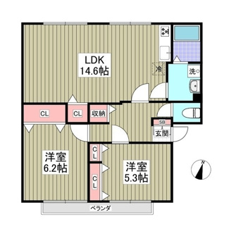 【間取り】 | パークハイツA