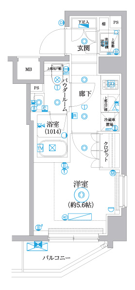セジョリ横浜鶴見Ⅲの間取り