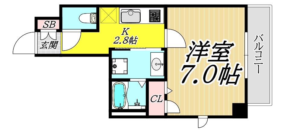 レリーフ南塚口の間取り