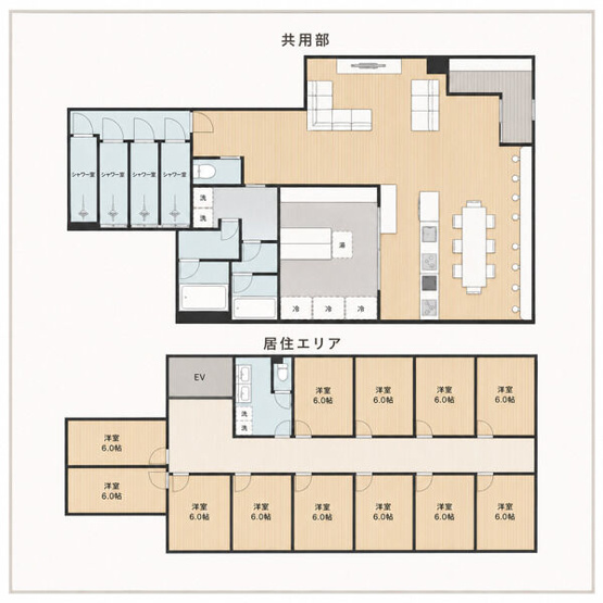 【間取り】 | Share Kvet Imaike