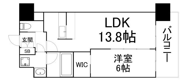 【間取り】 | グランカーサ難波元町