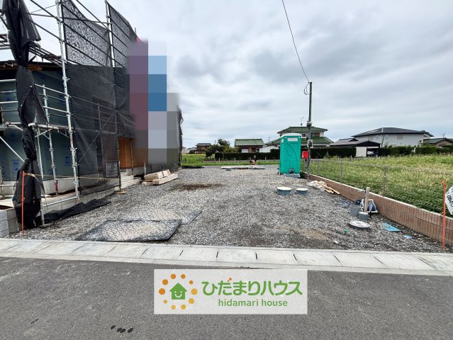 加須市下高柳第4　新築一戸建て　クレイドルガーデンの駐車場|26/08/07　撮影