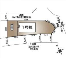 加須市下高柳第4　新築一戸建て　クレイドルガーデンの区画図|全1棟