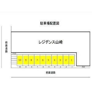 レジデンス山崎の区画図