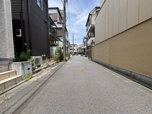 江戸川区中央三丁目の前面道路含む現地写真|前面道路含む現地写真です