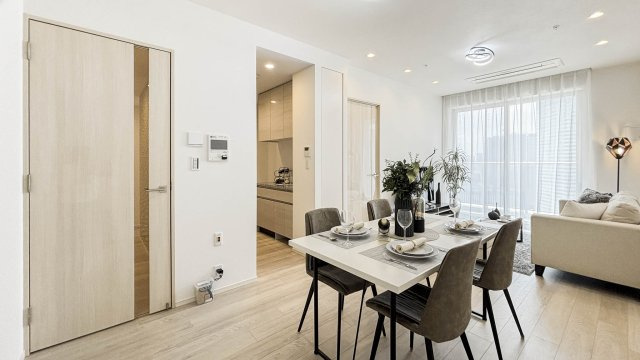パークタワー晴海の居間・リビング|ゆったりとした居間です