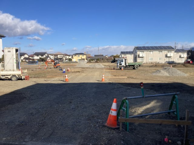 ワイウッドコート前橋市箱田町第8期の外観|【箱田第8期　現地写真】
※令和7年1月時点