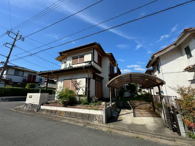 -三丁目不動産-　小川町東小川4丁目　東南角地の前面道路含む現地写真
